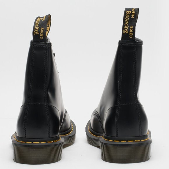 New DR. MARTENS Smooth Leather Men\'s Lace Up Boots in Black, Size US M9/W10 #16 main image 7